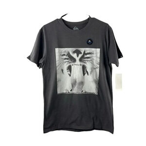 Quiksilver Java Tiger MT4  T-Shirt Top Short Sleeve Premium Tee Modern Fit New